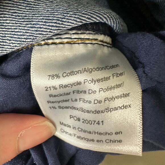 Sz 8 NWOT ModCloth Rainbow Denim Overalls Wide-Leg Embroidered Bib Retro Kidcore - Picture 7 of 10